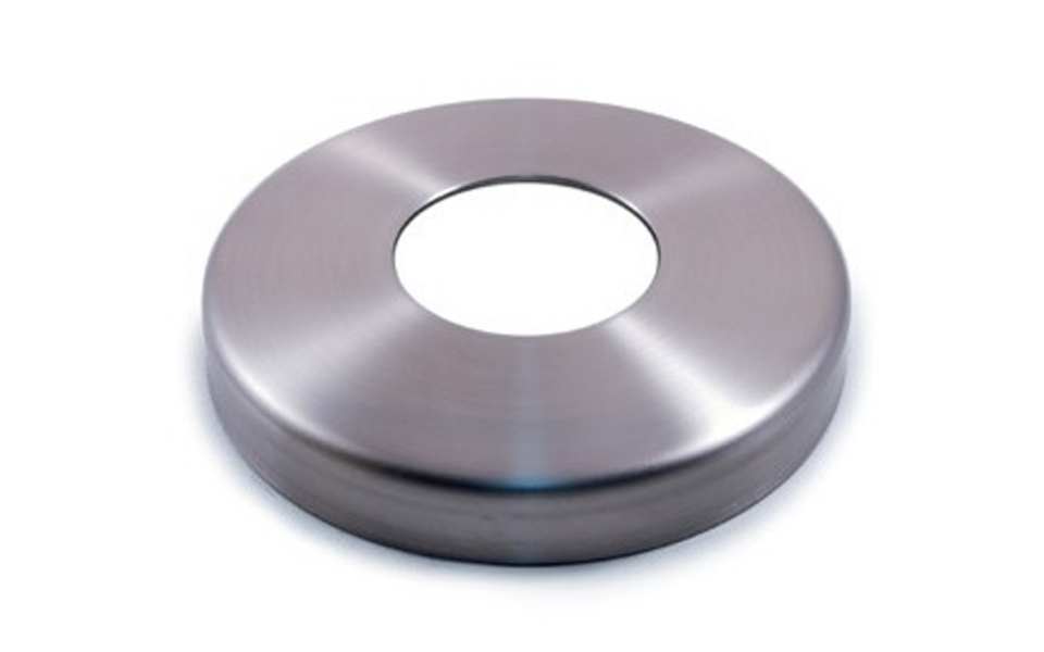 ROSACE INOX RONDE POUR TUBE ROND