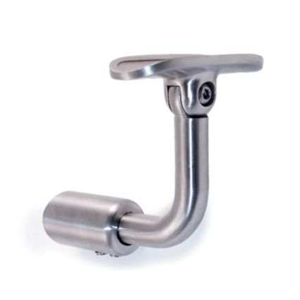SUPPORT DE RAMPE POUR TUBE ROND COUDE