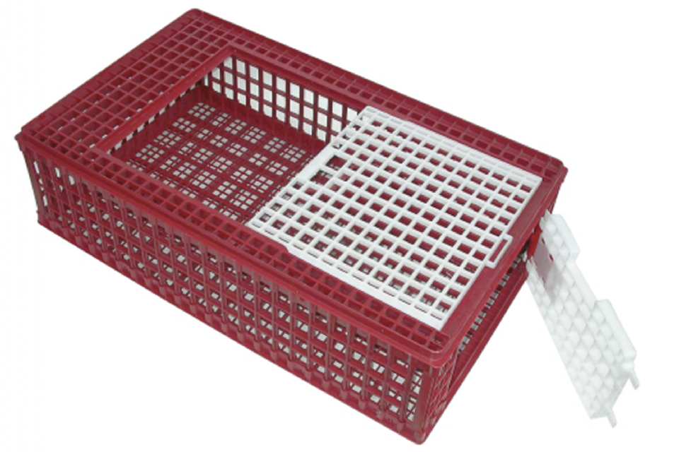 CAGE DE TRANSPORT VOLAILLE PLASTIQUE