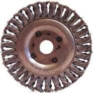 BROSSE MÉTAL CIRCULAIRE À MÈCHES