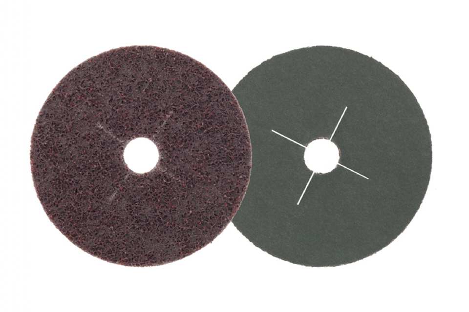 DISQUE FIBRE OA TROU ÉTOILE METAUX