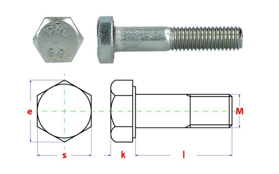 VIS HEXAGONALE - DIN 931 - INOX A2