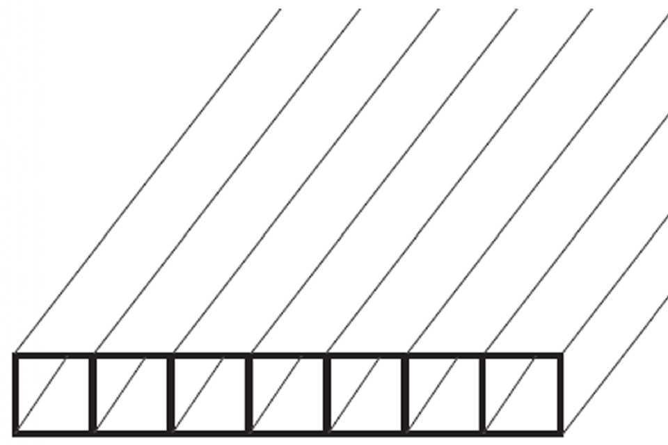 POLYCARBONATE POUR TOITURE 6MM