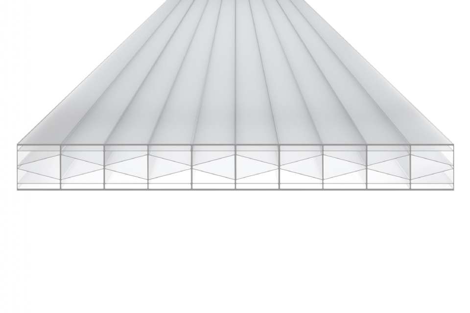 POLYCARBONATE POUR TOITURE 16MM