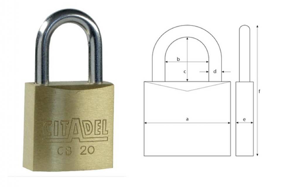 CADENAS RECT ABUS CITADEL CB LAITON