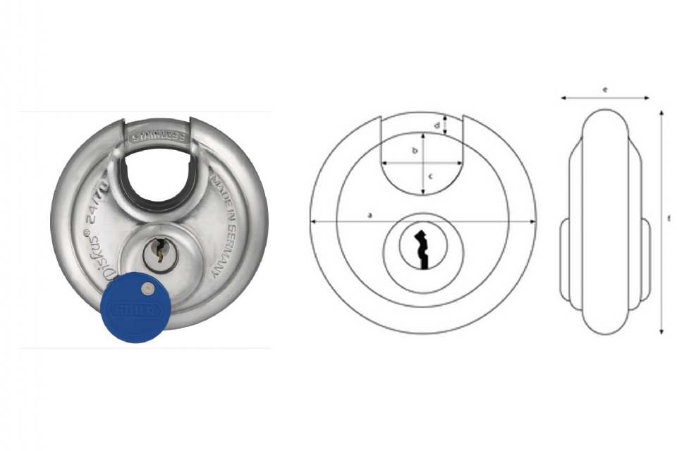 CADENAS ROND ABUS CITADEL CD70