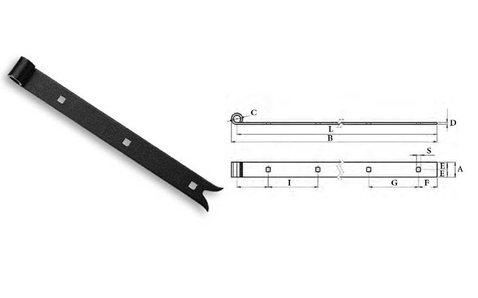 PENTURE DROITE QUEUE DE CARPE