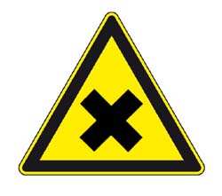 AUTOCOLLANT PRODUITS DANGER TOXIQUE