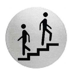 PANNEAU ALUMINIUM ROND ESCALIER
