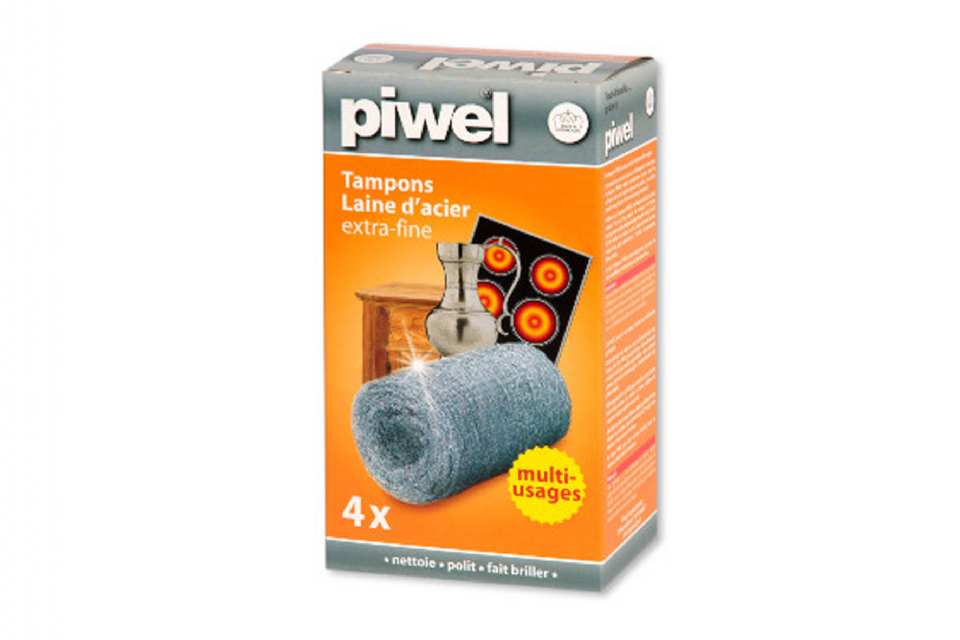 LAINE D'ACIER EN TAMPONS