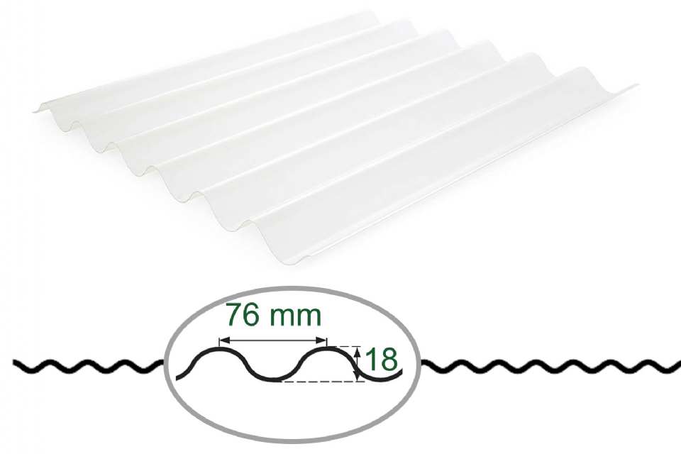 TÔLE PROFIL ONDULÉ POLYESTER POLYLUX