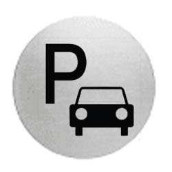 PANNEAU ALUMINIUM ROND PARKING