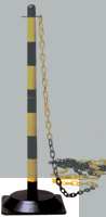 PIED CIMENT POTEAU PVC SIGNALISATION