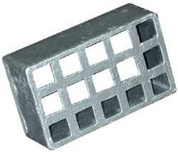 BRIQUE D'AÉRATION ALUMINIUM