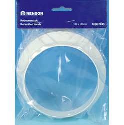 RÉDUCTION PVC VENTILATION ROND BLANC RENSON