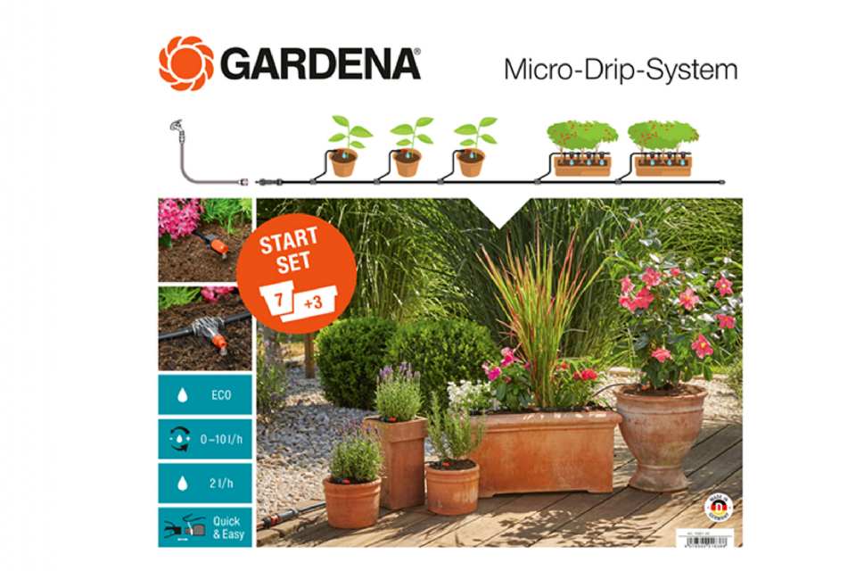 TUYAU MICRODRIP GARDENA - KIT PLANTES POT