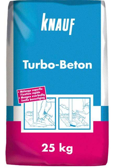 BÉTON PRÉPARÉ KNAUF 25 KG - TURBO