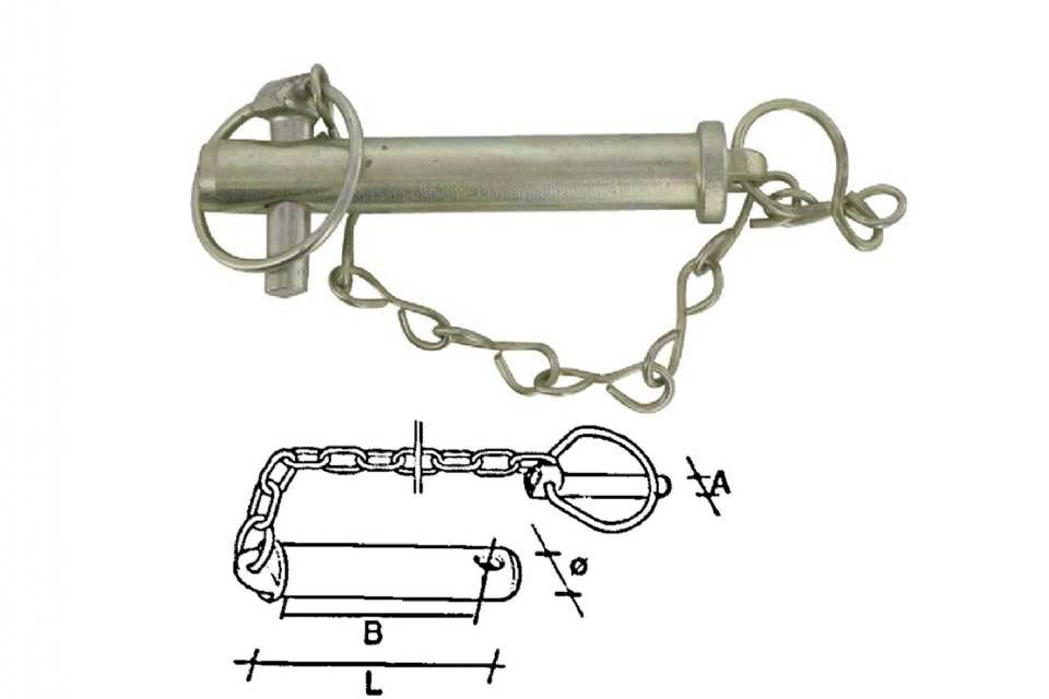 AXE ATTELAGE AVEC CHAÎNE