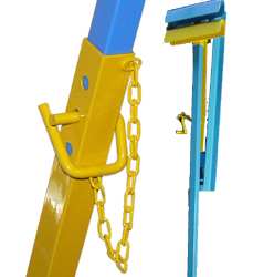 TAQUET D'ÉCHAFAUDAGE JAUNE-BLEU