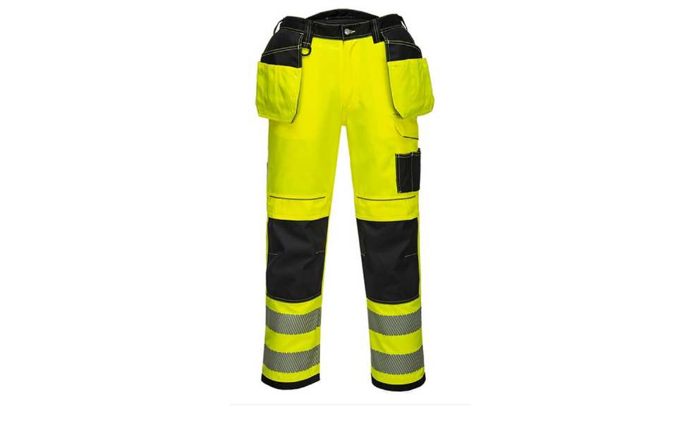PANTALON PORTWEST FLUORESCENT AVEC POCHES FLOTTANTES