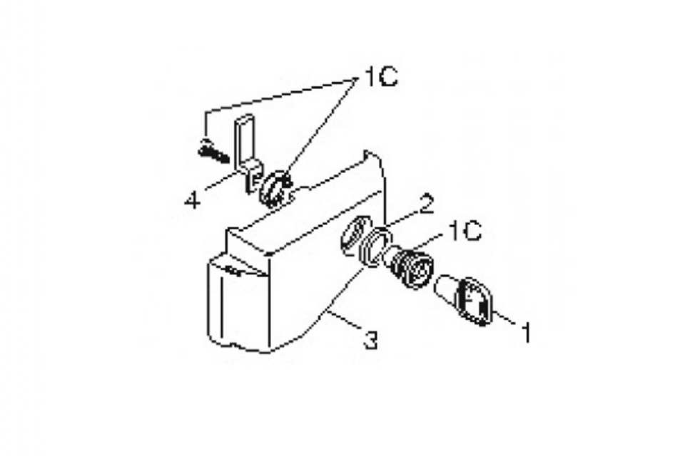 CAPOT POUR DÉVERROUILLAGE BK 1800 RIBK012