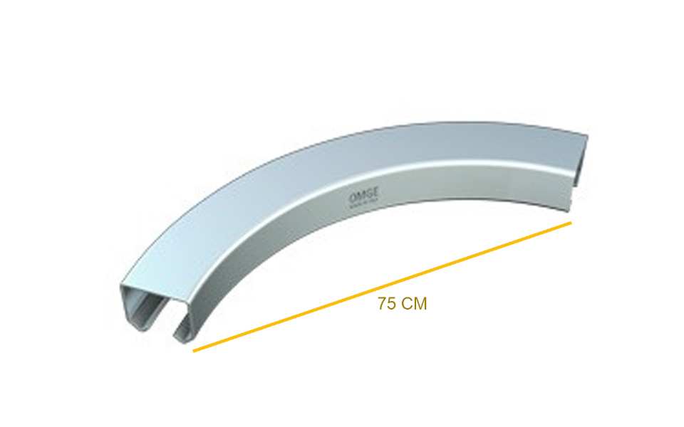 COURBE POUR RAIL DE PORTE ROLL GE