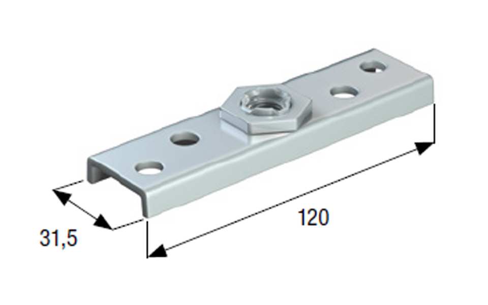 PLATINE DE SUSPENSION ROLL GE 400KG