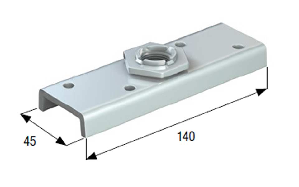 PLATINE DE SUSPENSION ROLL GE 800KG