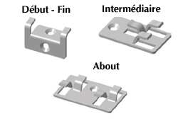 CLIPS POUR TERRASSE COMPOSITE DUO FUSE