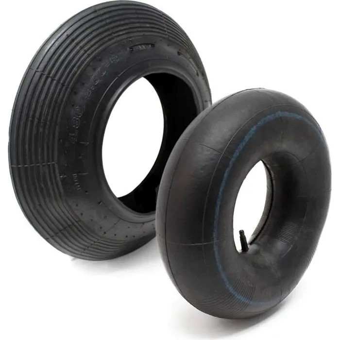 PNEU POUR ROUE DE BROUETTE + CHAMBRE À AIR